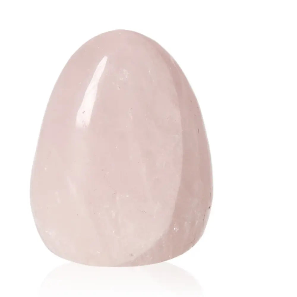 Rose Quartz Free Form Stone from Sylvia Crystals, 100% natural and ethically sourced, ideal for emotional healing and self-love.