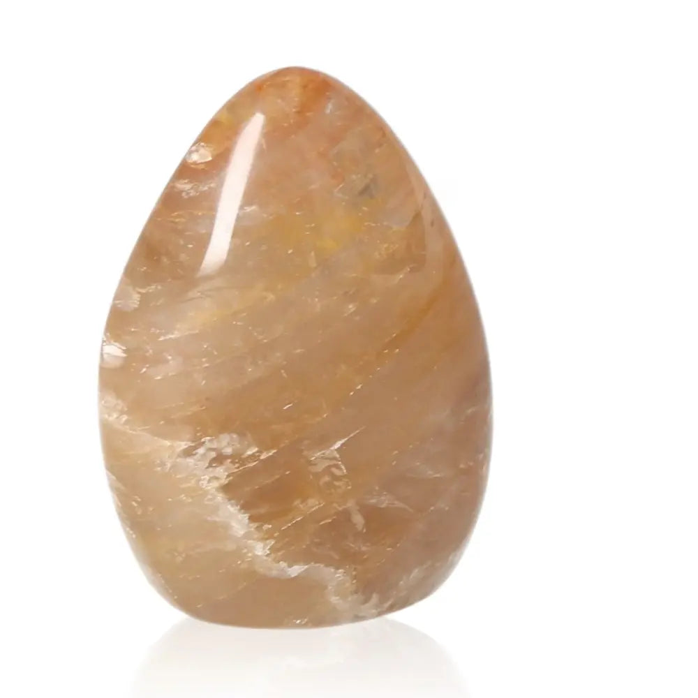 Limonite Free Form Quartz Stone with unique color variations, enhancing spiritual alignment with chakras and zodiac energies.
