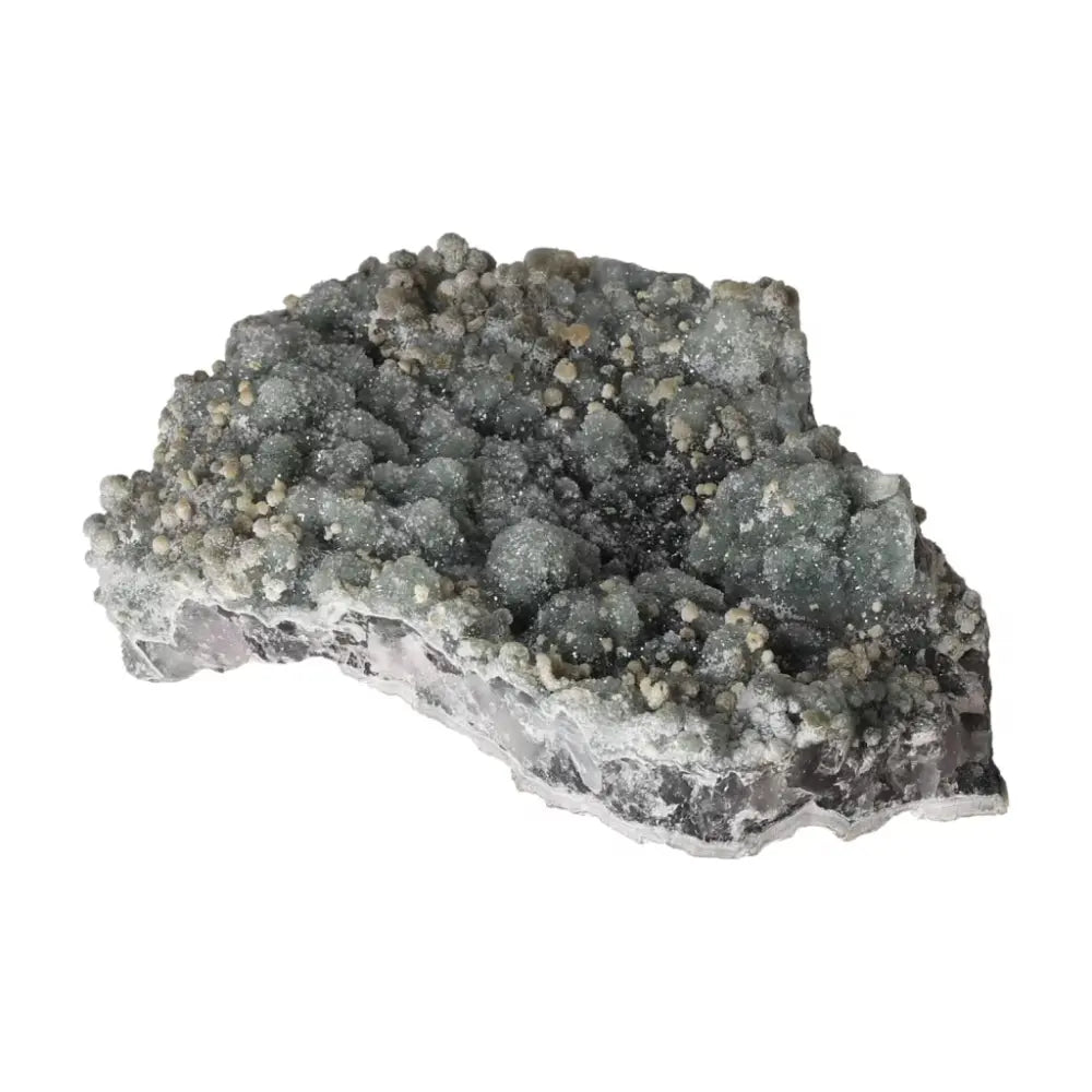 Premium Grape Chalcedony crystal with grape-like formations, enhancing spiritual growth and emotional healing - Sylvia Crystals.