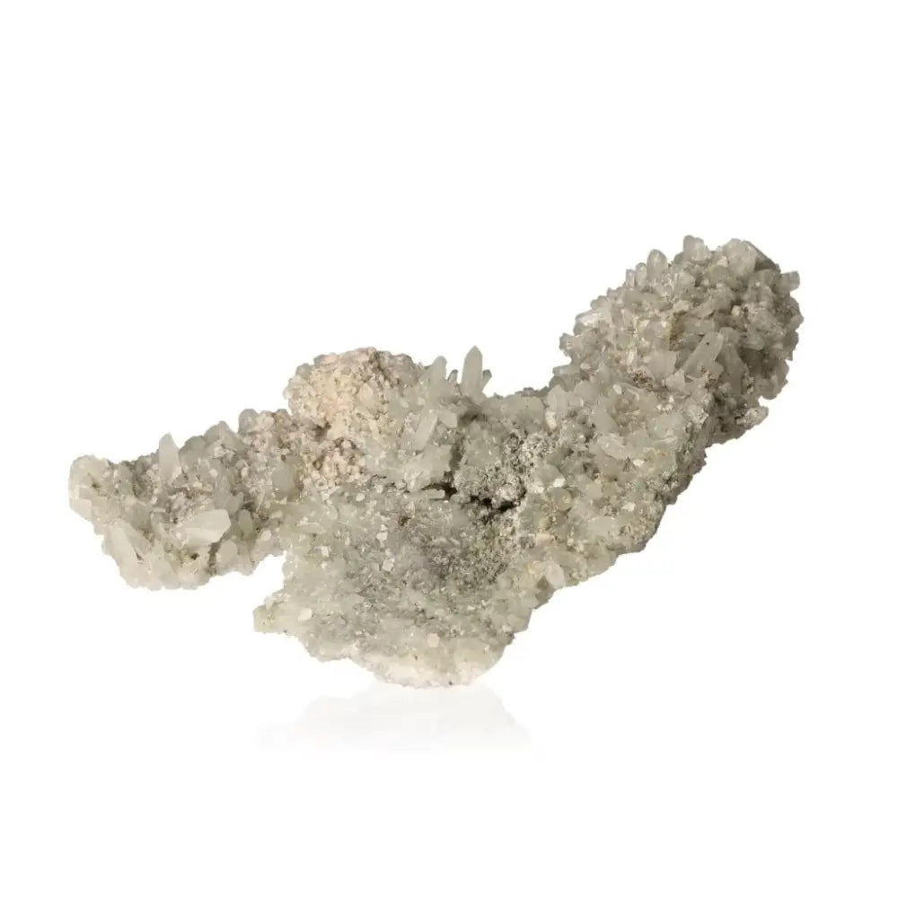 Elegant quartz crystal from Sylvia Crystals, capturing natural beauty and spirituality, ideal for enhancing inner peace and decor.