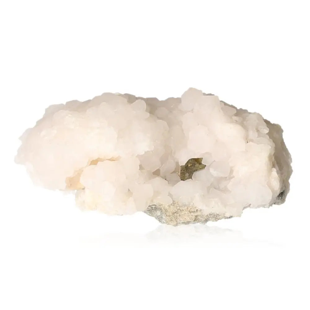 Sphalerite with Calcite from Sylvia Crystals collection, featuring vibrant calcite, embodying depth and energy.