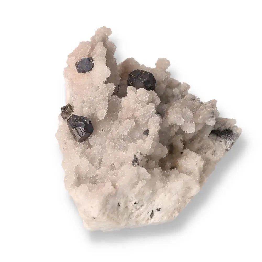 Galena with Quartz crystal, a luxurious piece by Sylvia Crystals, featuring vibrant quartz and lustrous galena for conscious living.