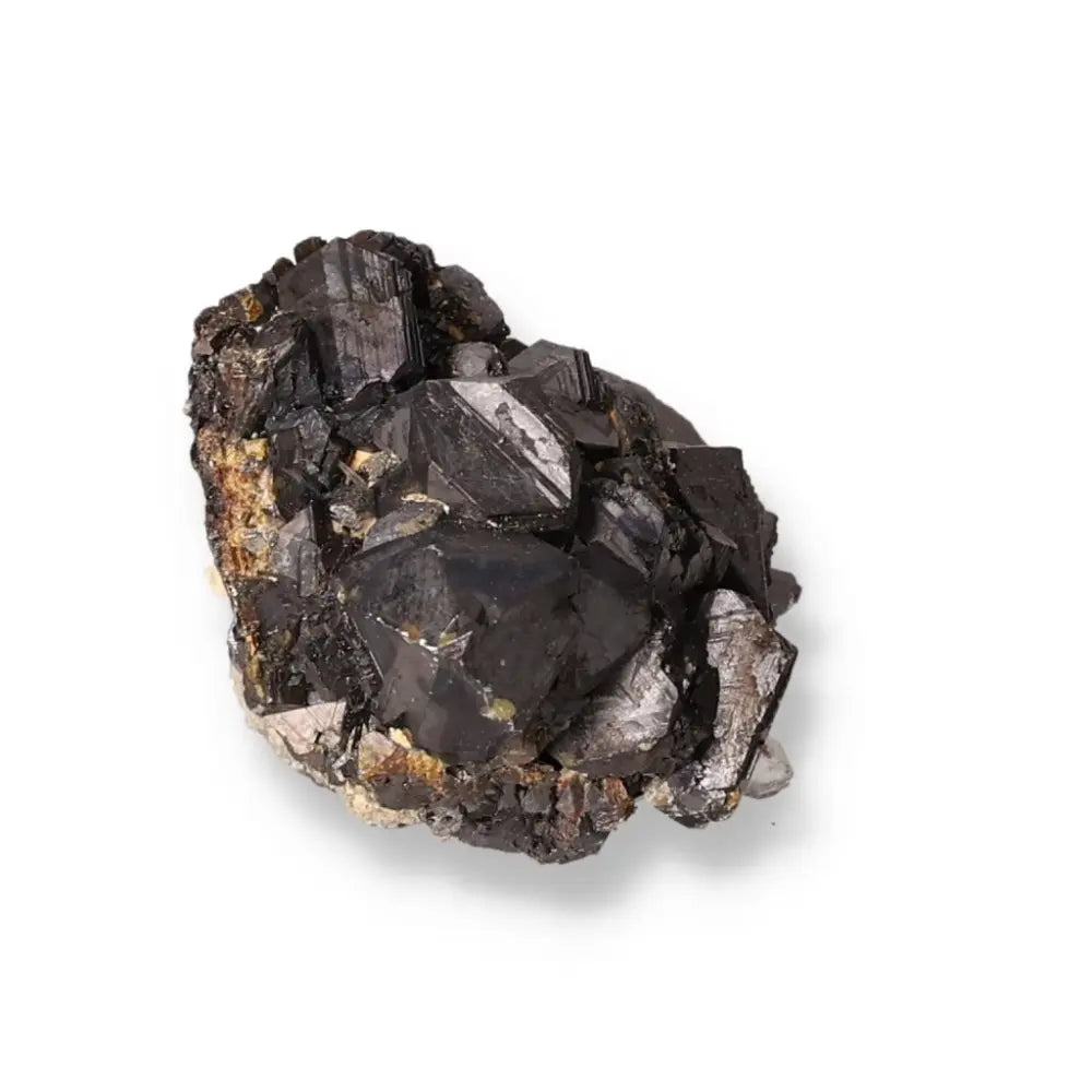 Sphalerite mineral showcasing varied colors, valued in jewelry and healing for energy grounding and vitality support.