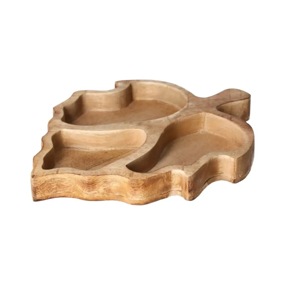 Elegant Tray Leaf 30 cm by Sylvia Crystals, crafted for luxury décor, blending natural design with sophistication.