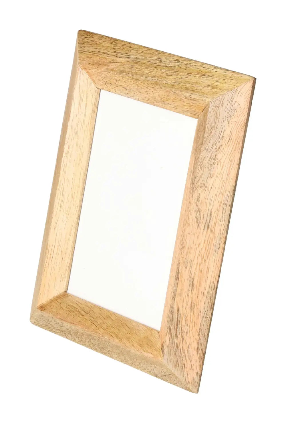 Luxury Photo Frame Malpais 20 cm with 10x15 cm Inlay by Sylvia Crystals, highlighting artisanal wood craft and elegant design.