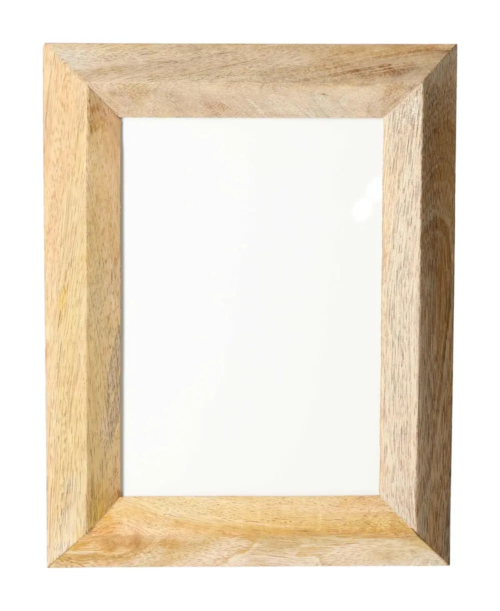 Elegant Photo Frame Malpais 23 cm with 13x18 cm inlay, featuring a luxurious wooden design by Sylvia Crystals.