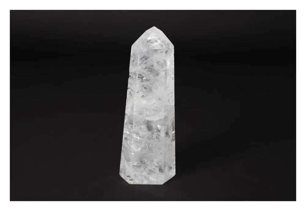 Clear Crystal Quartz Point from Sylvia Crystals - premium quality, spiritual harmony, and luxury meets conscious living.
