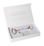 White Jade Roller And Gua Sha Set 635349 in elegant packaging