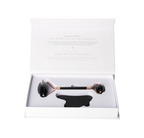 Obsidian Roller And Gua Sha Set 635363 in white box, featuring a black obsidian facial roller and gua sha tool for deep skin renewal.