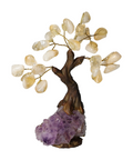 Citrine Tree 13 cm 636124 gemstone sculpture for inspiration and wealth