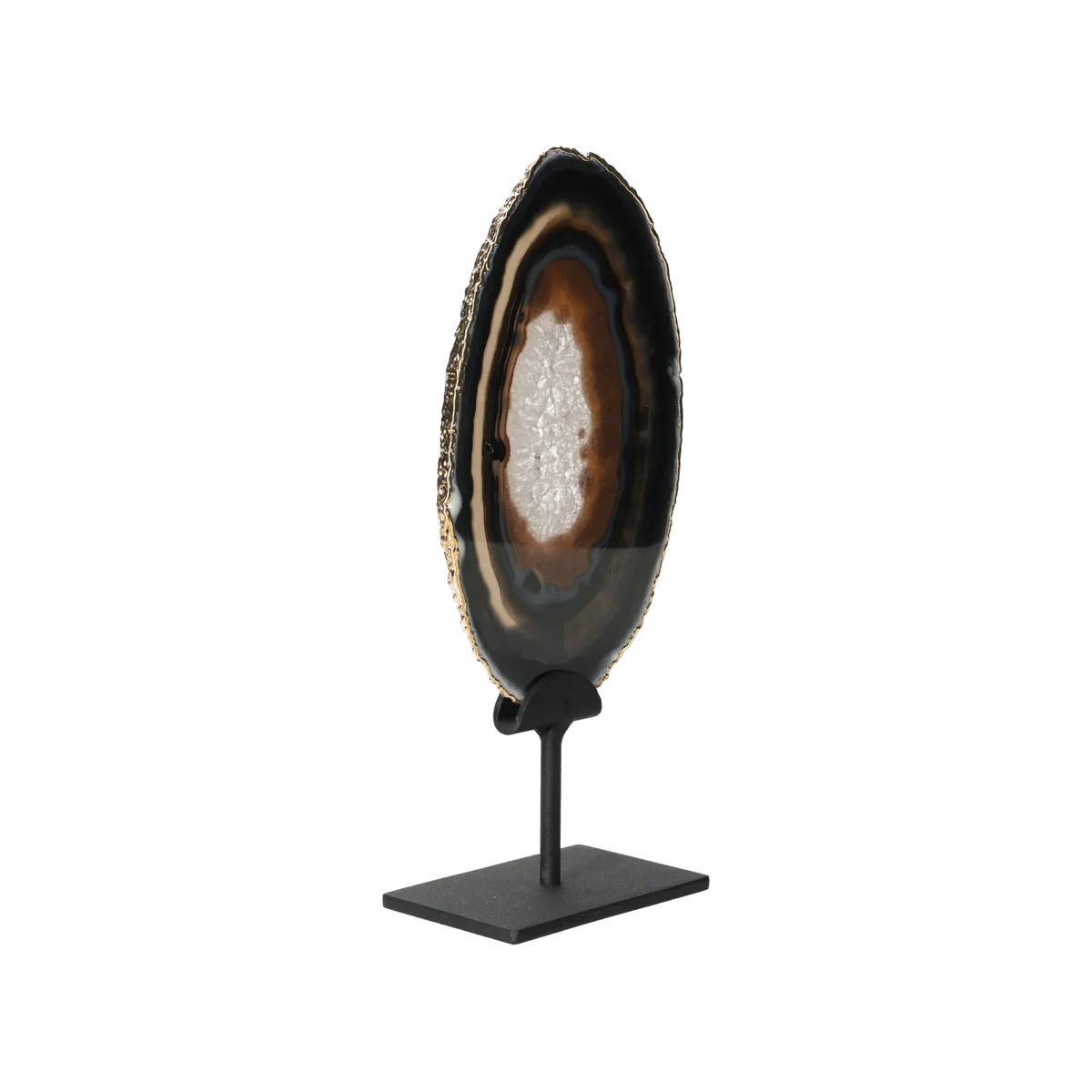 Agate Thin Slab On Metal Base 10001008