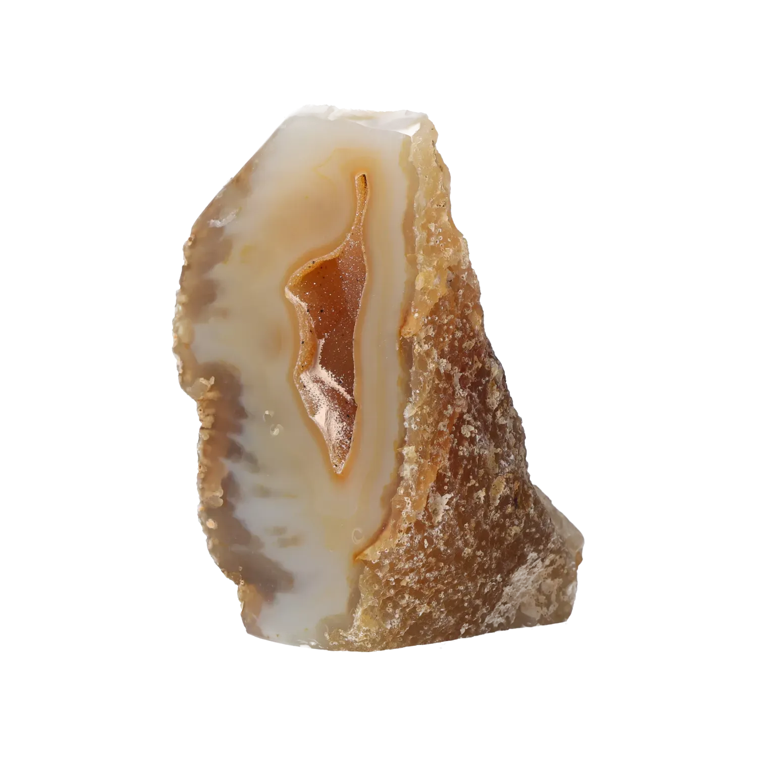 Agate Geode with Quartz Cut Base 10000413