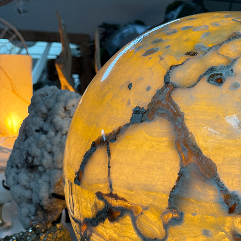 Calcite onyx sphere 500 mm