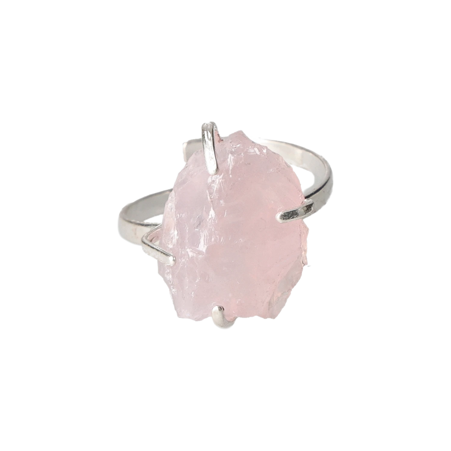 Rose Quartz Sterling Silver Ring 40000112