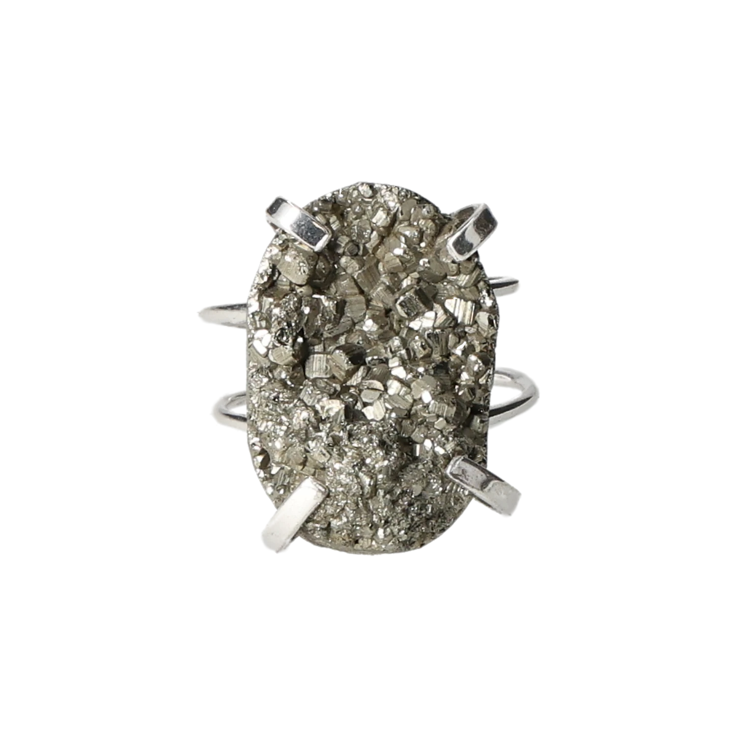 Pyrite Sterling Silver Ring