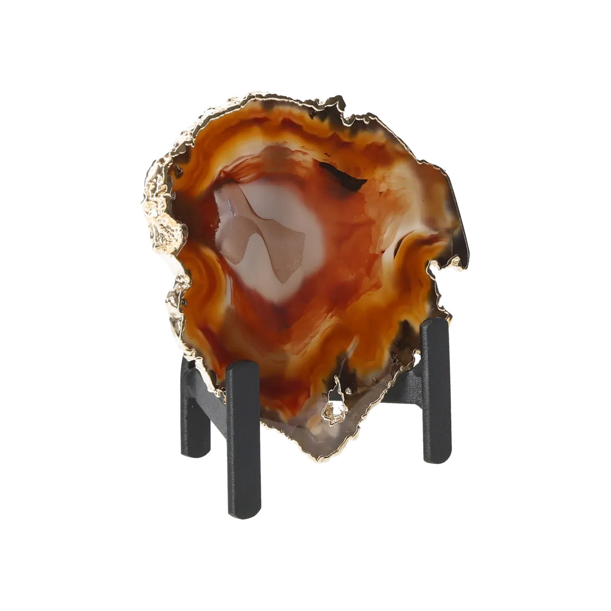 Agate Thin Slab On Metal Stand 10001010