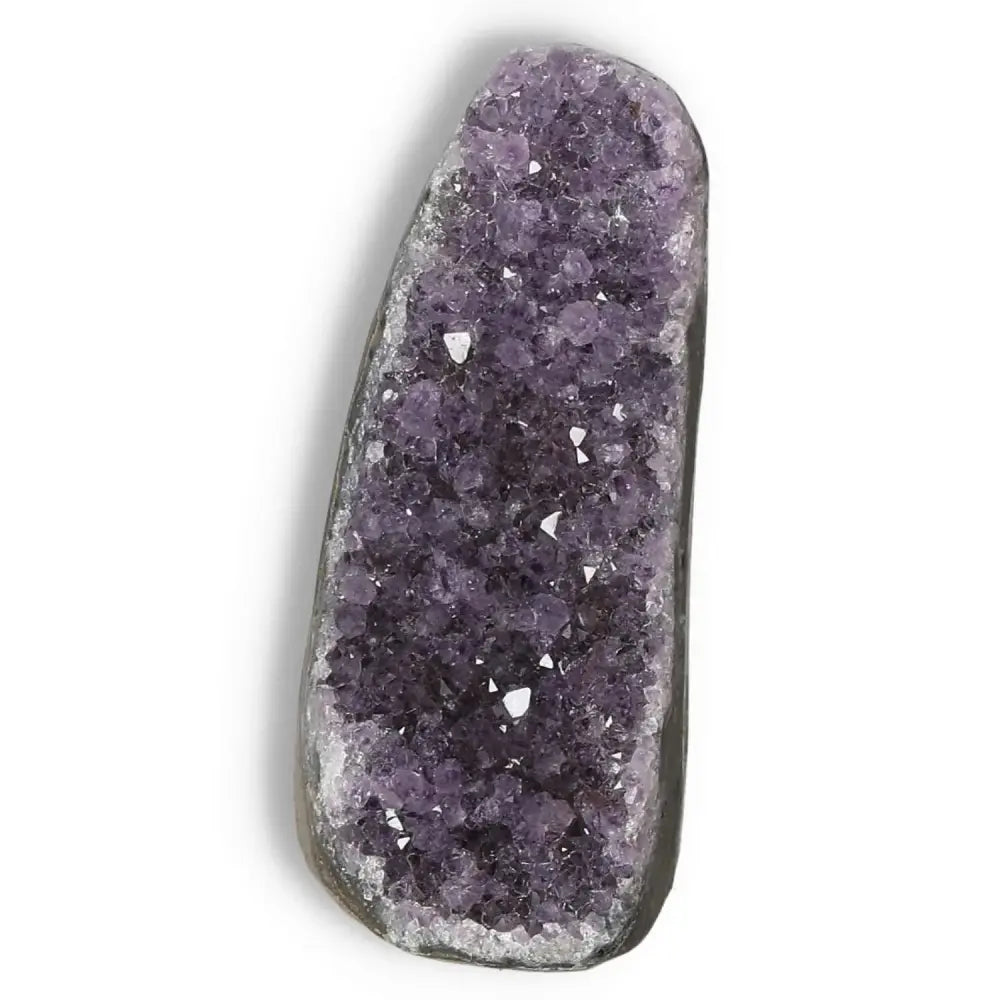 Premium Amethyst Cut Base Geode by Sylvia Crystals, enhancing serenity and emotional balance in any space.