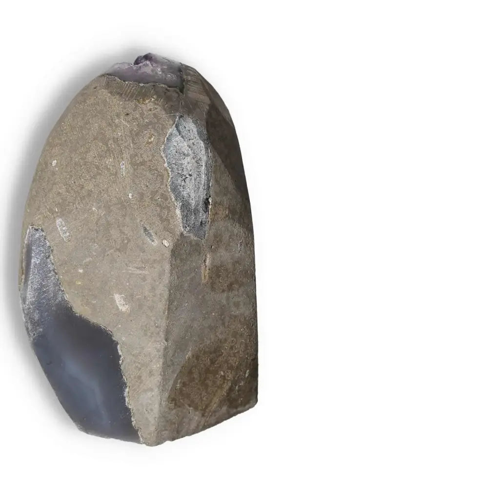 Amethyst Cut Base Geode by Sylvia Crystals showcasing exquisite natural beauty and luxury design.