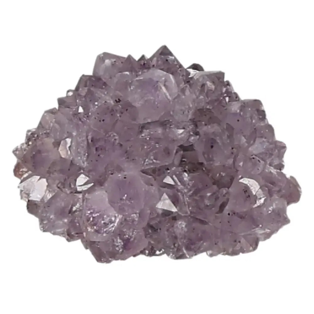 Amethyst Druze crystal by Sylvia Crystals, enhancing focus and reducing stress with natural energy, perfect for decoration.