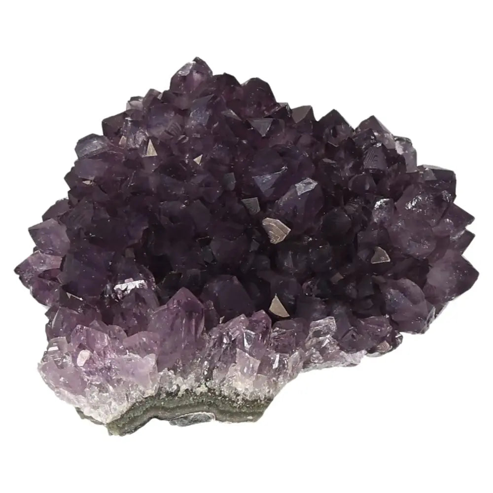 Amethyst Druze crystal with vibrant purple hues and unique druzy formations from Sylvia Crystals.