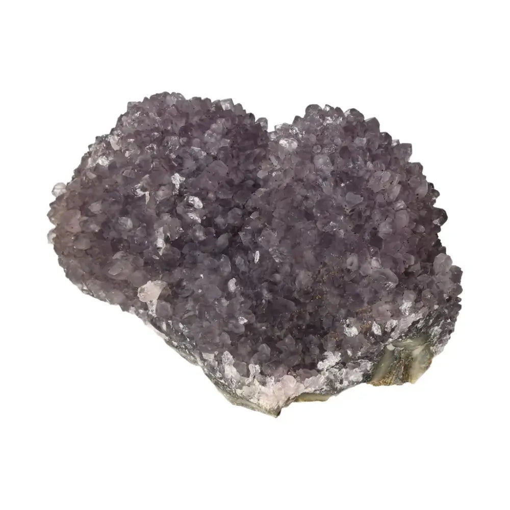 Amethyst Druze crystal showcasing its natural beauty, ideal for stress reduction and emotional stability - premium Sylvia Crystals collection.