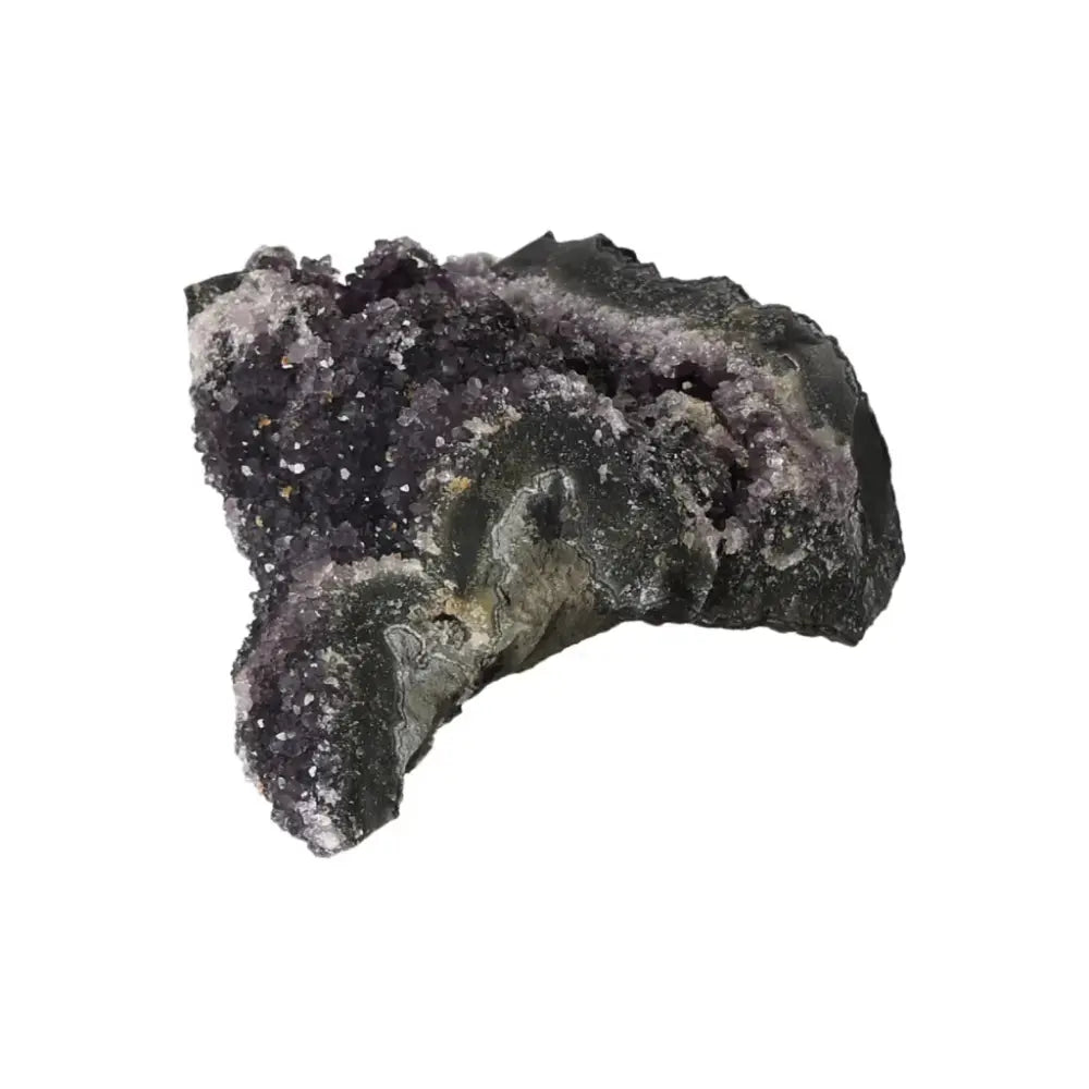 Amethyst Druze from Sylvia Crystals offering spiritual harmony and tranquility. Premium handpicked selection to alleviate stress and enhance focus.
