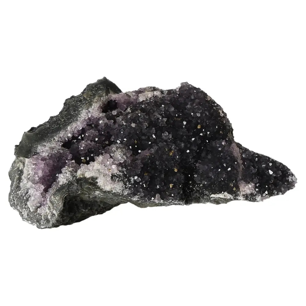 Amethyst Druze from Sylvia Crystals, showcasing its natural beauty and spiritual harmony benefits.