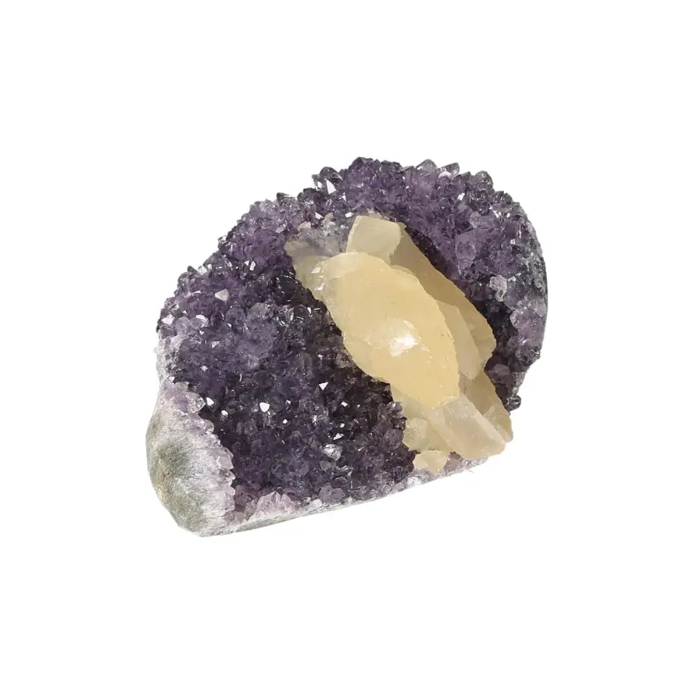 Exquisite Amethyst Druze crystal by Sylvia Crystals showcasing purple gems known for reducing stress and enhancing concentration.