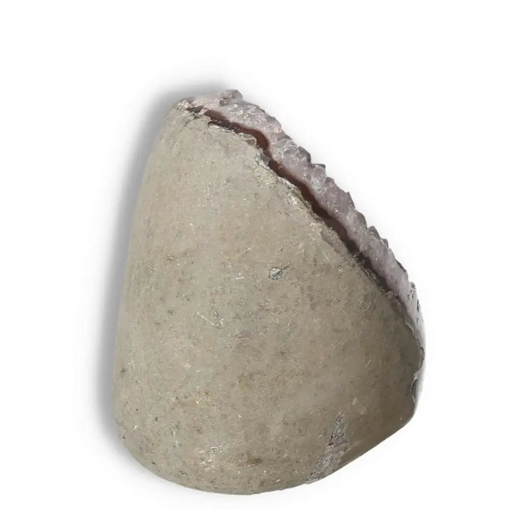 Amethyst cut base geode from Sylvia Crystals, showcasing premium quality and transformative energy.