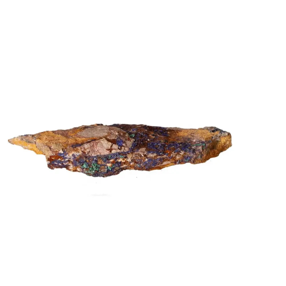 Raw azurite rock showcasing deep blue hues and unique patterns, ideal for enhancing mental clarity, self-awareness, and personal growth.