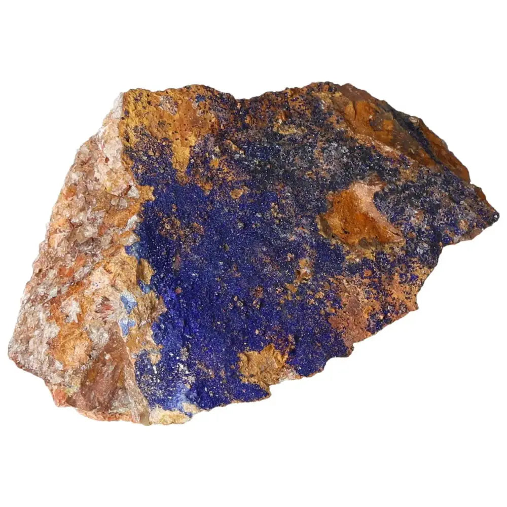 Azurite crystal with rich deep blue hues and unique patterns, ideal for boosting mental clarity and aiding personal growth.