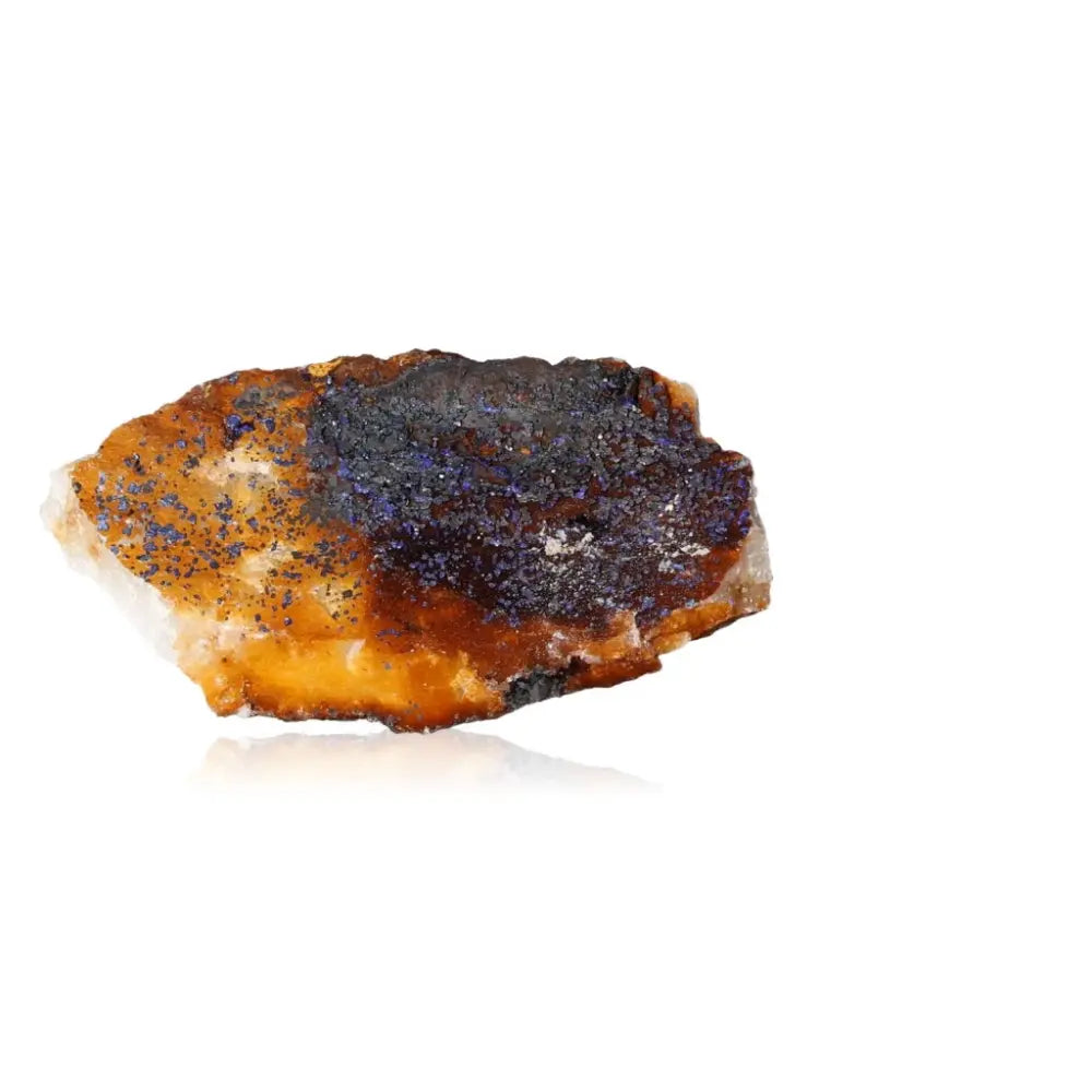 Azurite druze crystal with deep blue hues, enhancing intuition and spiritual insight. Ideal for metaphysical practices and inner vision.