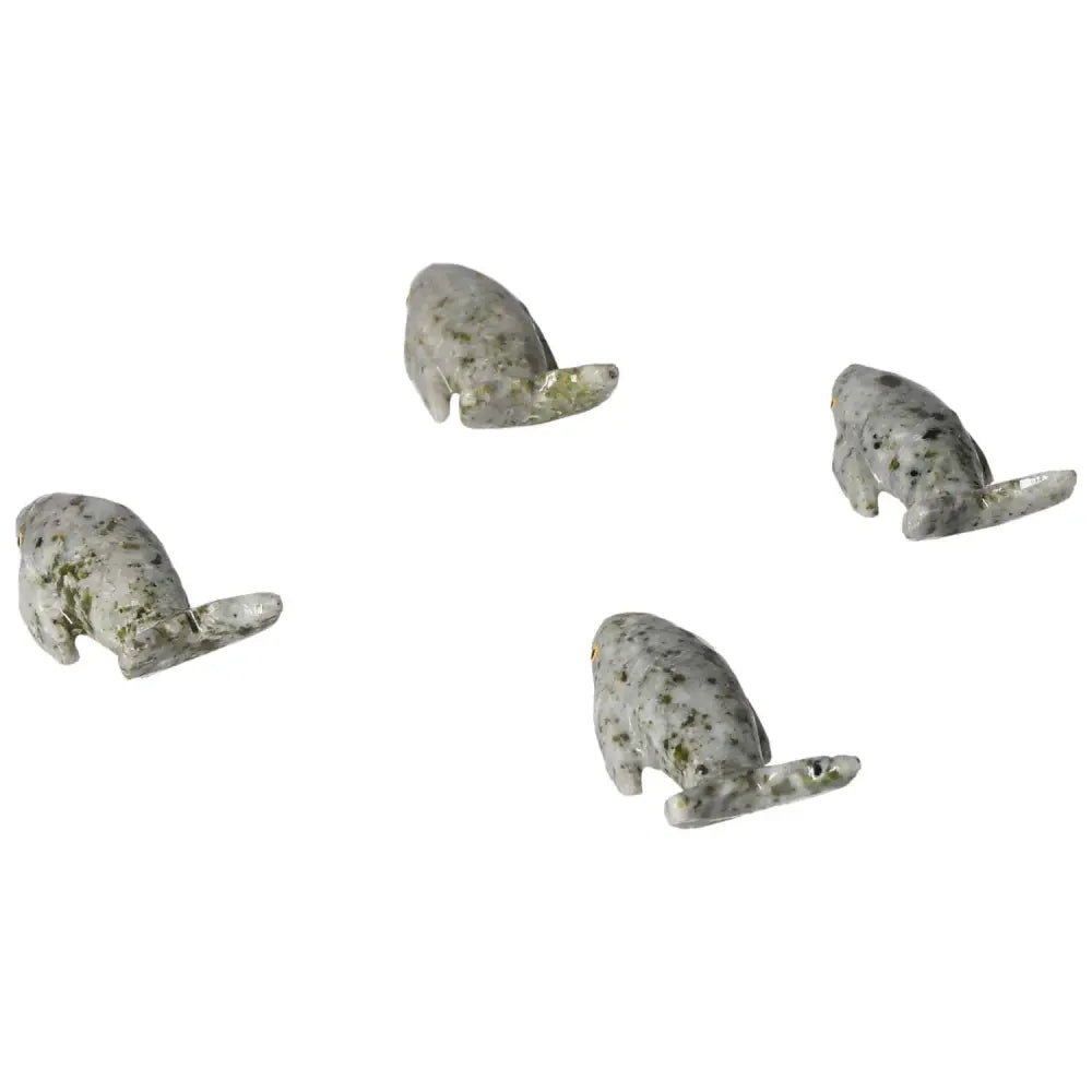 Carved Dolomite Whale Sculptures, Sylvia Crystals Collection, showcasing elegant craftsmanship and calming natural stone properties.