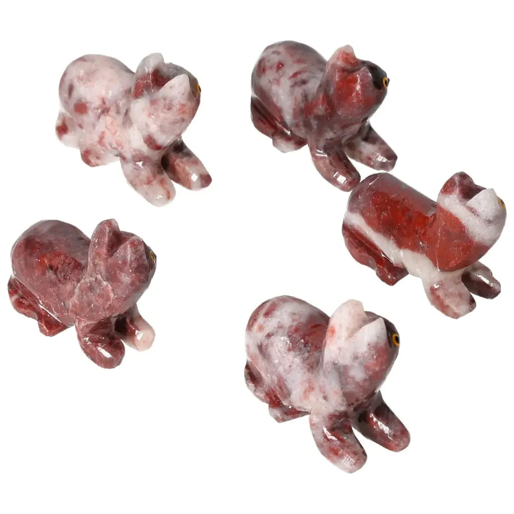 Carved Magnesite Cat sculptures by Sylvia Crystals, ideal for elegant decor and meditation, promoting tranquility and peace.