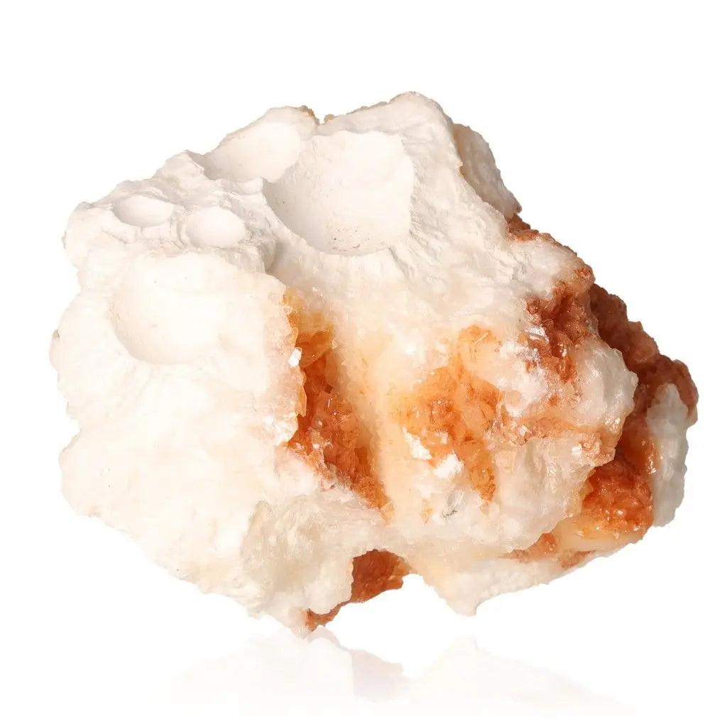 Cave Calcite Stalactite Cluster with intricate shapes and layered textures, showcasing natural beauty and energy in a mineral formation.