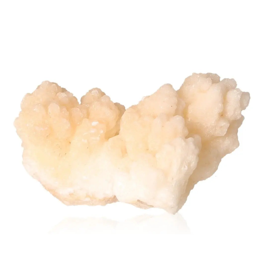 Cave Calcite Stalactite Cluster showcasing intricate textures, a natural masterpiece of mineral growth ideal for collectors and spiritual exploration.