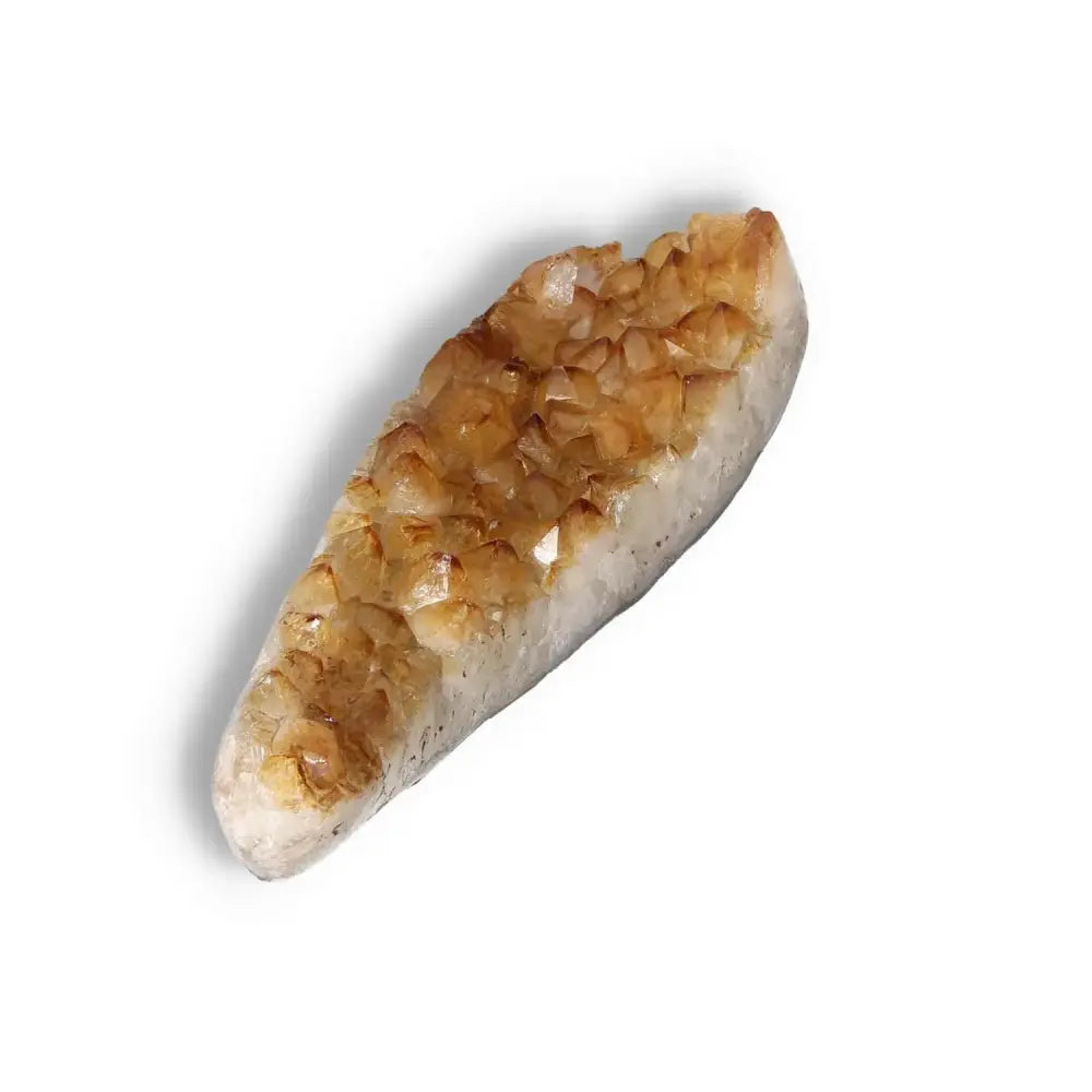 Exquisite Citrine Druze crystal from Sylvia Crystals, symbolizing luxury and inspiration, perfect for spiritual enlightenment.