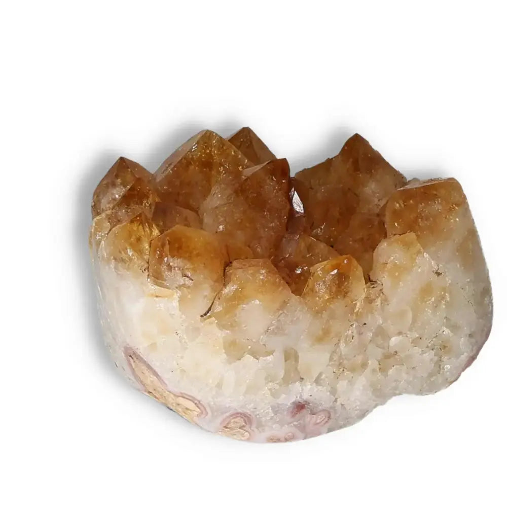 Citrine Druze crystal from Sylvia Crystals, showcasing its natural beauty and premium quality for inspiration and transformation.
