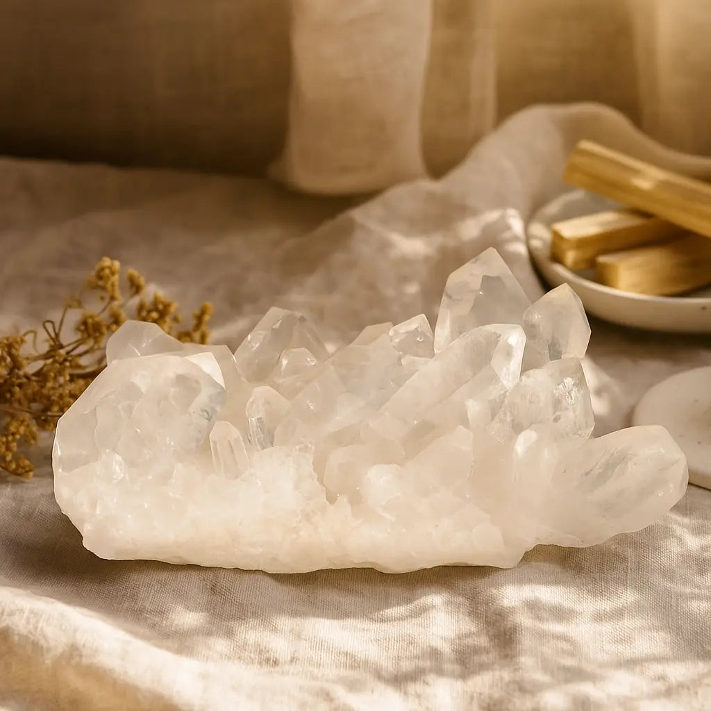 Clear Crystal Quartz Cluster Sylvia Crystals Sp. z o.o.