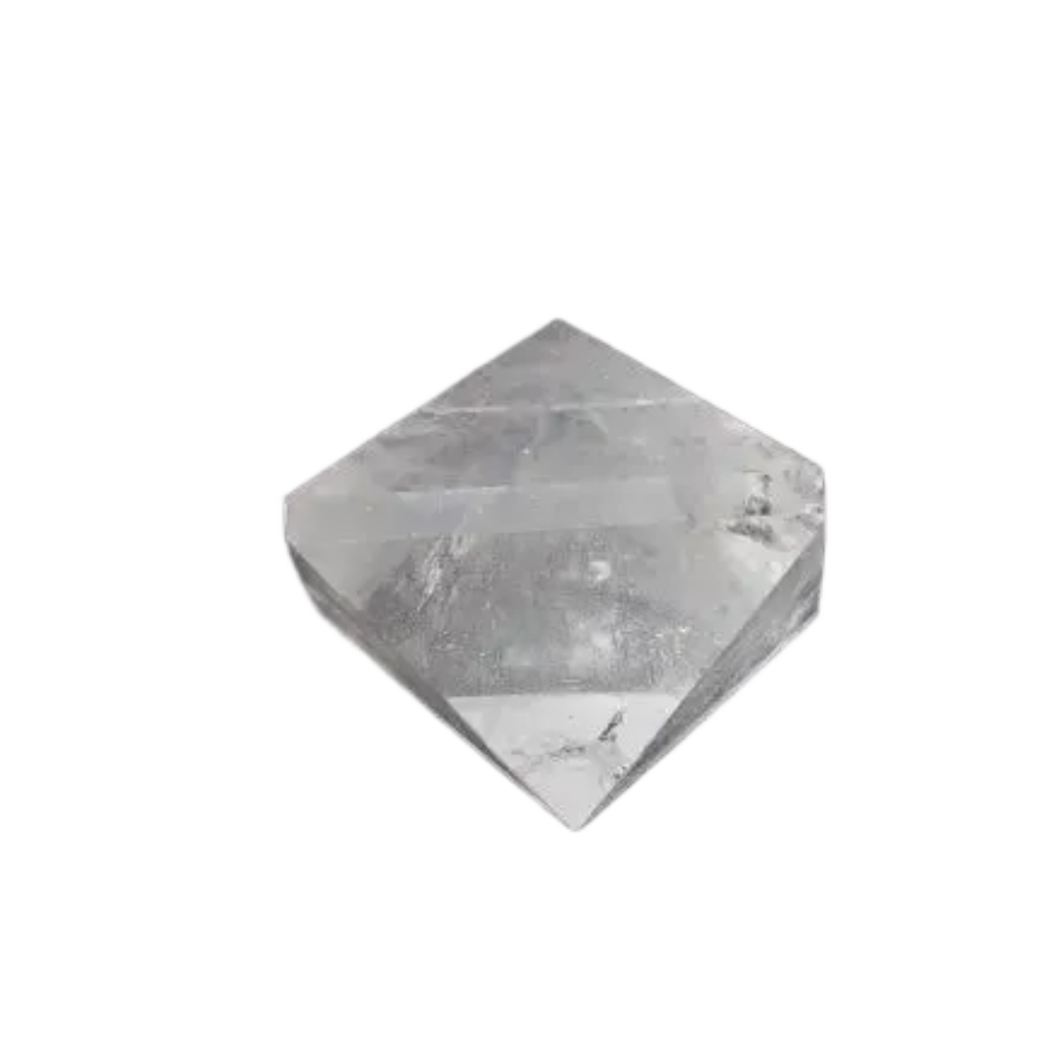 Clear Quartz Double Pyramid 4 cm gemstone for purification and harmonization, absorbs negative energy and electromagnetic radiation.