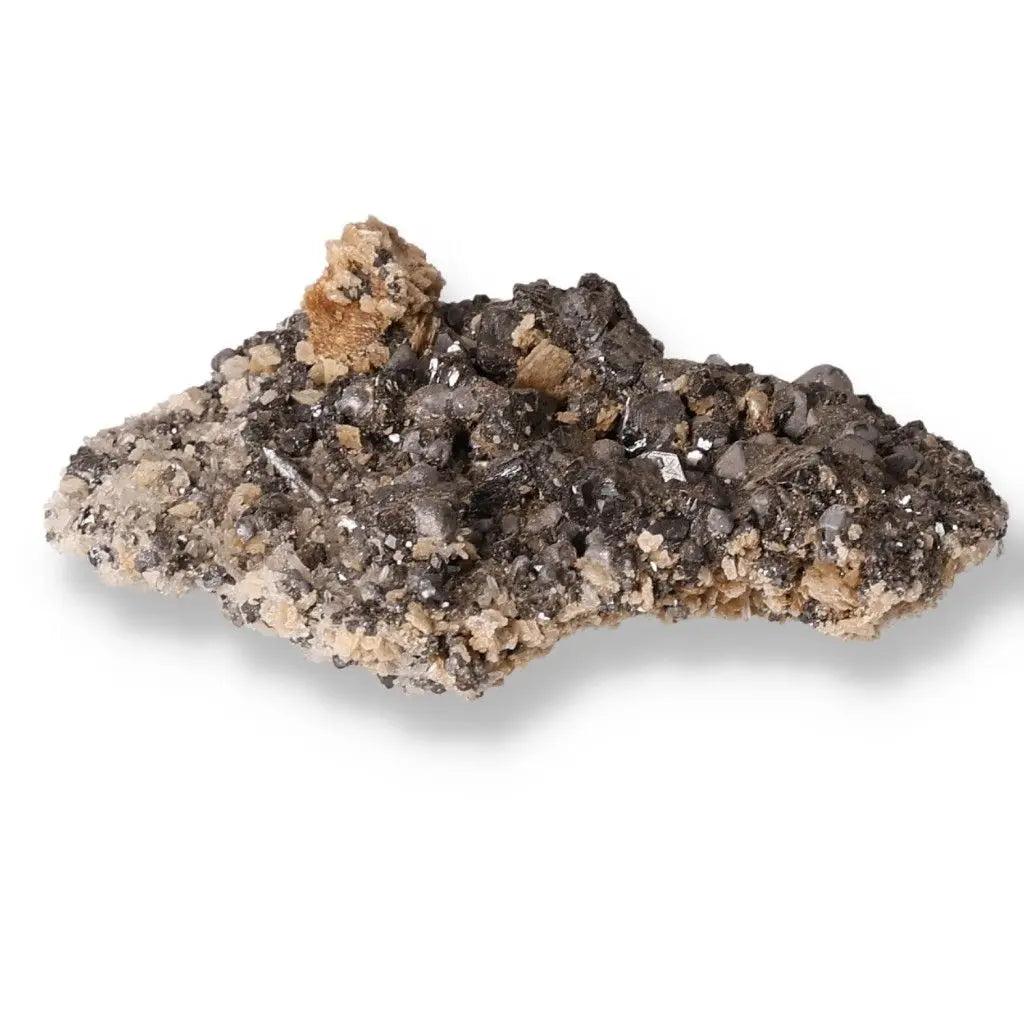 Rare creedite mineral specimen showcasing its natural vibrant hues and crystalline structure, ideal for spiritual growth and meditation.