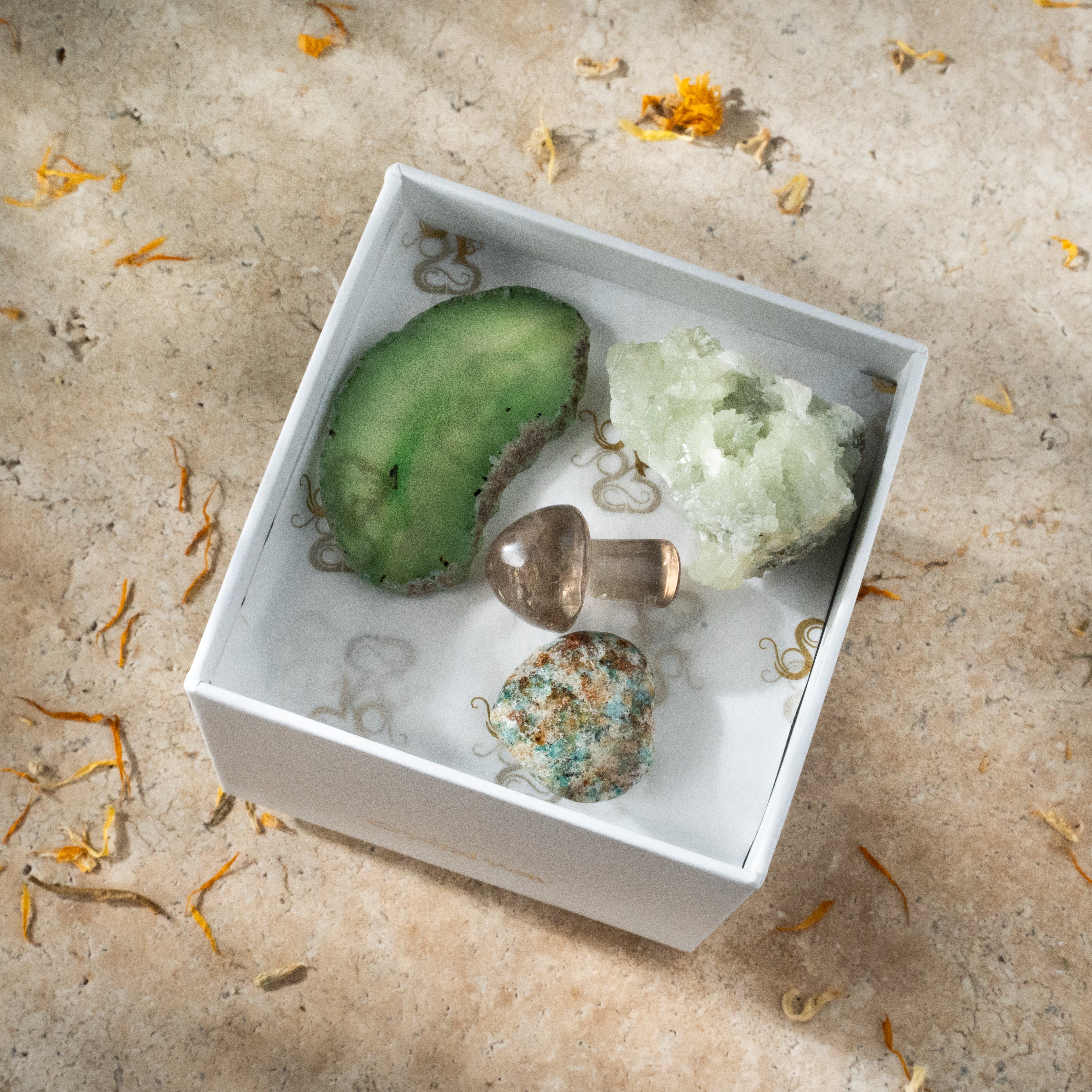 Virgo Zodiac Crystal Set Stones for Focus and Harmony 001234