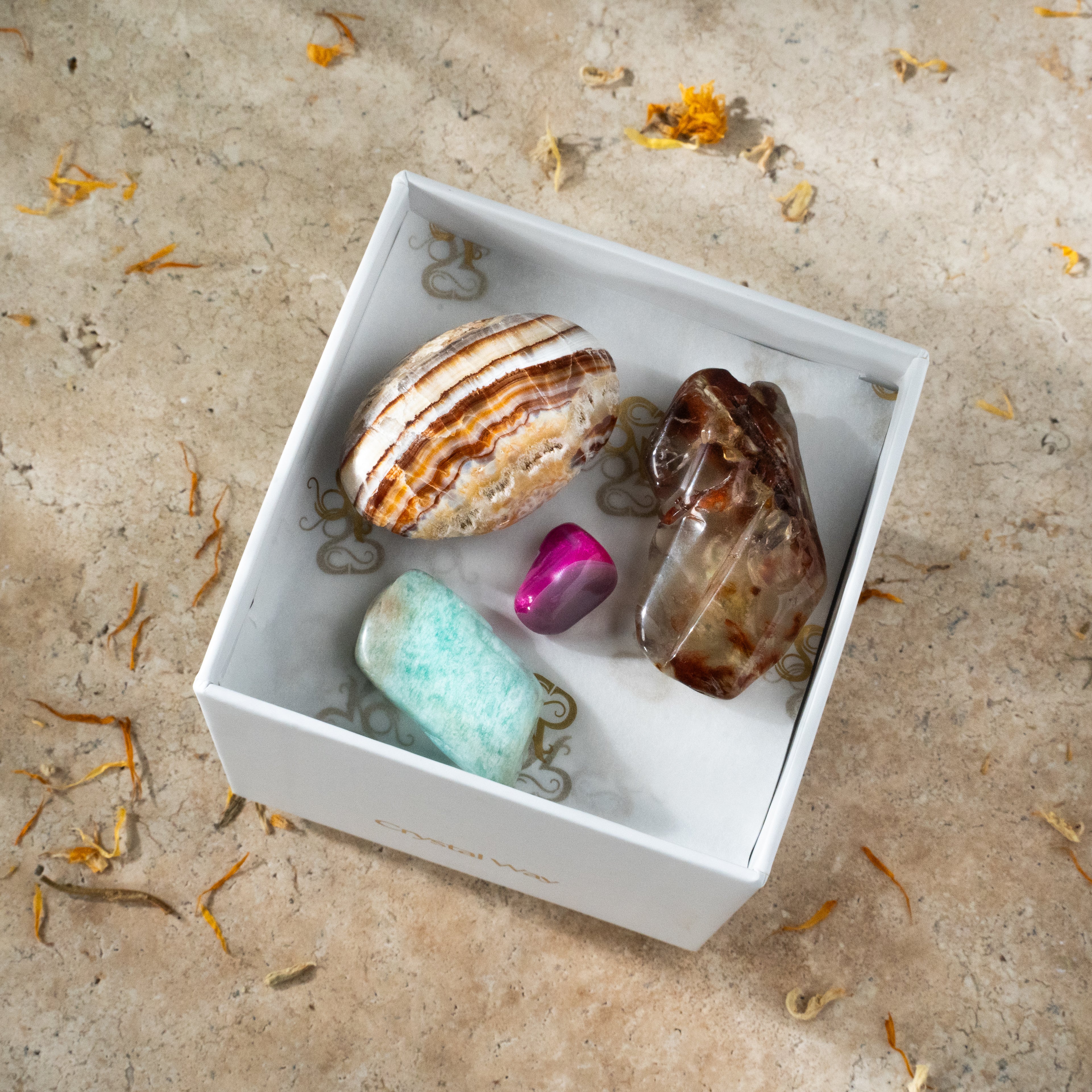 Pisces Zodiac Crystal Set Stones for Intuition and Emotional Flow 000123