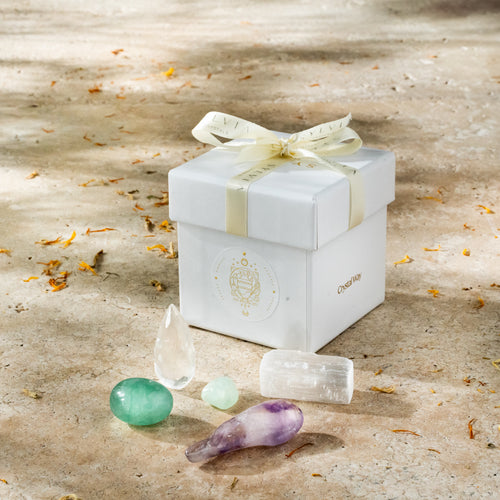 Aquarius Zodiac Crystal Set Stones for Insight and Innovation 001234 000123