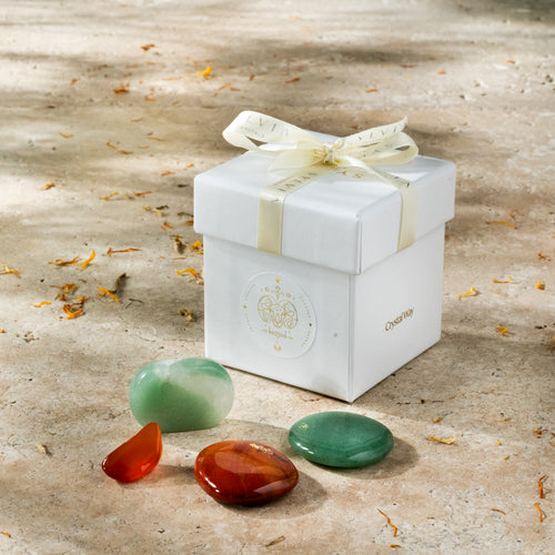 Aries Zodiac Crystal Set  Stones for Courage & Balance 001234 000123