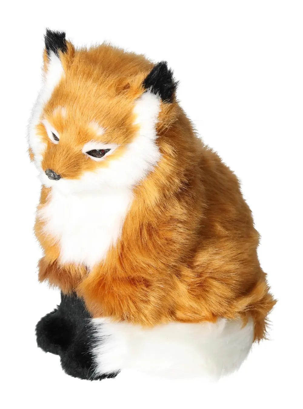 Exquisite Fox 21 cm crystal from Sylvia Crystals, showcasing luxury and sustainability in vibrant animal form, promoting inner peace.