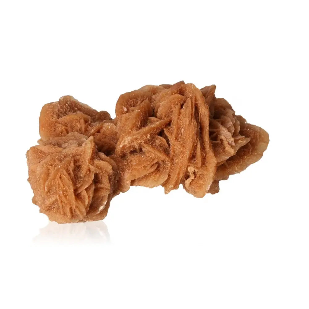 Desert Rose crystal from Sylvia Crystals, showcasing natural gypsum formation, ethically sourced from Morocco. Unique sculptural beauty.