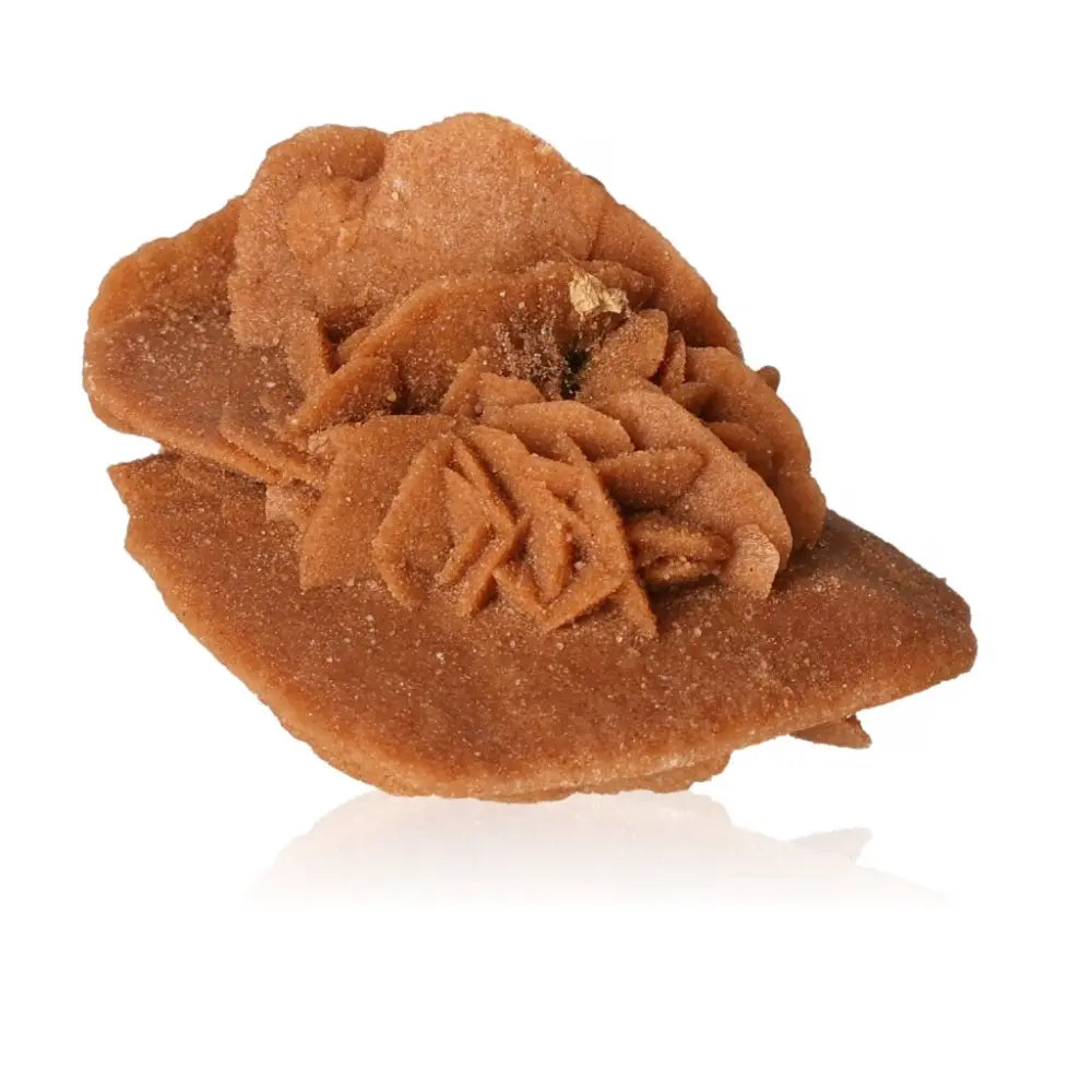 Ethically sourced Desert Rose crystal from Morocco by Sylvia Crystals, showcasing natural gypsum and barite formation.