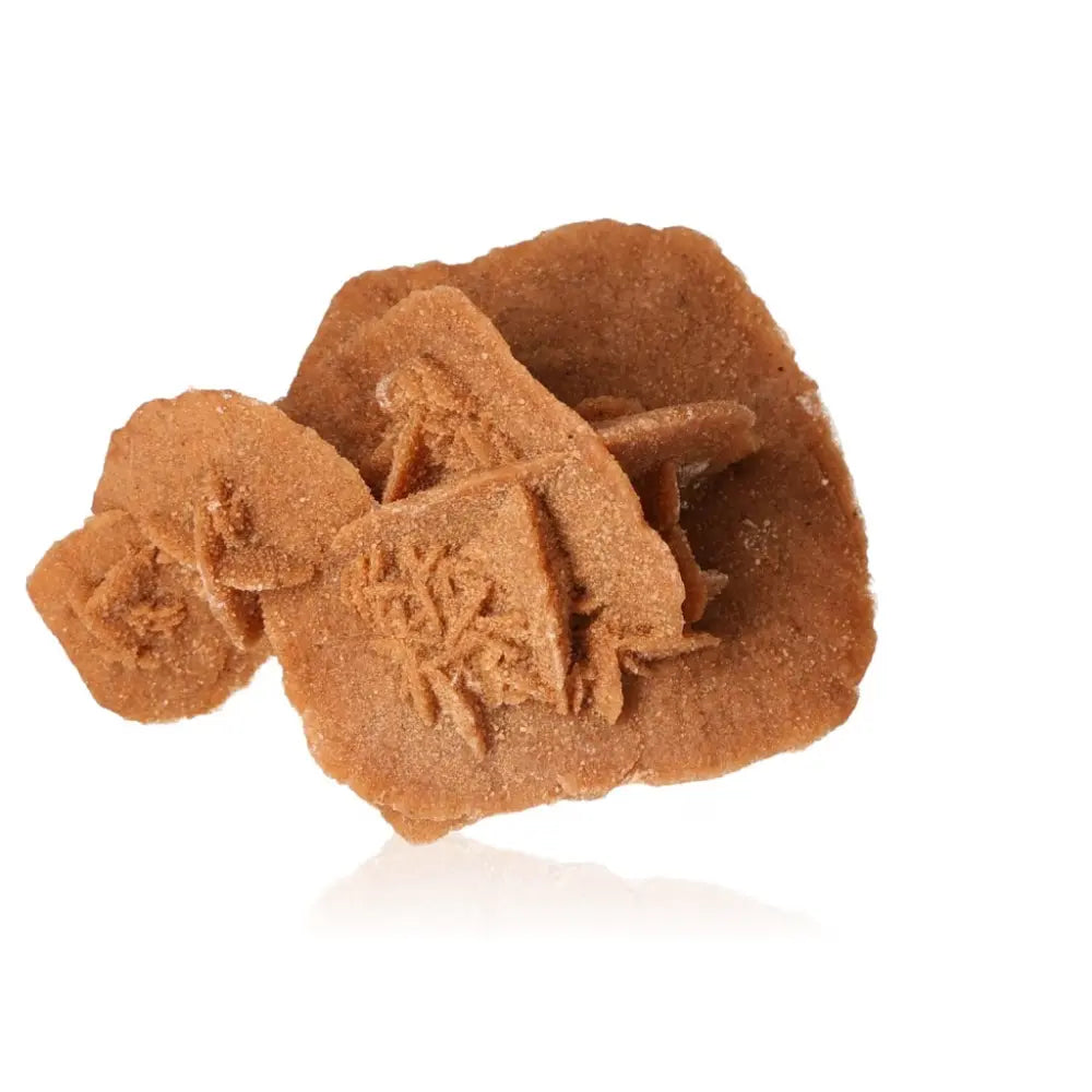 Desert Rose crystal formation showcasing natural elegance, ethically sourced from Morocco by Sylvia Crystals.