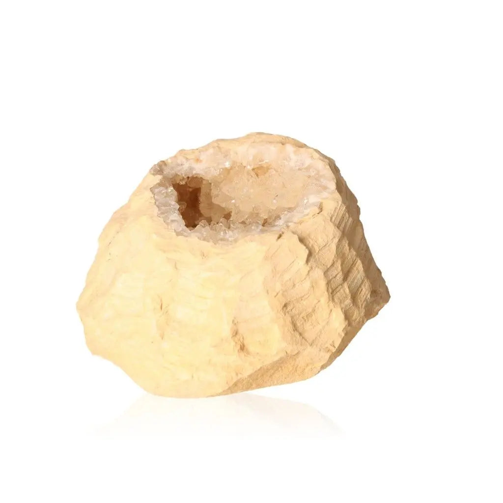 Dogtooth Calcite Cluster - Cave Stalactite Formation with Intricate Textures and Natural Beauty
